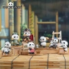 Panda Player Cute figurine Box Series Desktop Trendy toys Micro-interactive figurine face-changing hot pot gift details Picture